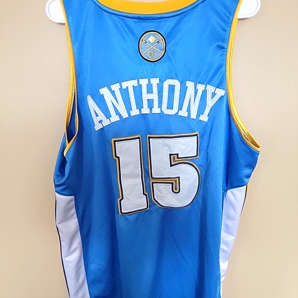 #15 Carmelo Anthony Denver Nuggets Adidas Stitched Jersey. Mens size 48